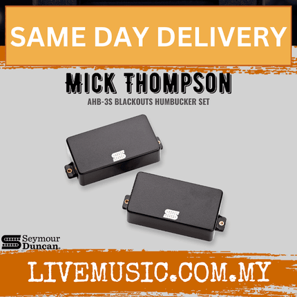 Seymour Duncan AHB-3S Mick Thomson Blackout- Set, Black (AHB3S/AHB 3S)