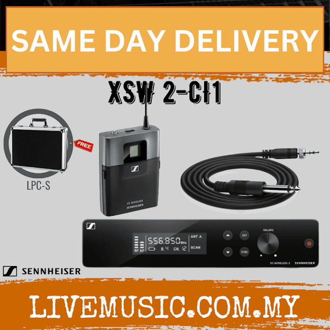 Sennheiser XSW 2-Ci1 Wireless Guitar System (XSW2 Ci1/XSW-2-CI1)