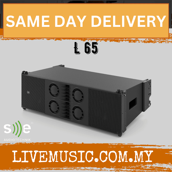 SE Audiotechnik L-line L 65 3-Way Passive Line Array Loudspeaker - Black (L65 L-65)