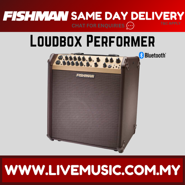 Fishman Loudbox Performer - 180 Watt Bluetooth Acoustic Guitar Combo Amplifier