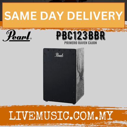 Pearl PBC123BBR Primero Cajon - The Raven (PBC123B/PBC-123B/PBC123B-BR)