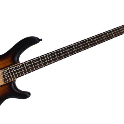 Cort C4 Plus ZBMH 4-String Electric Bass Guitar Rosewood Fretboard with Bag - Open Pore Tabacco Burst