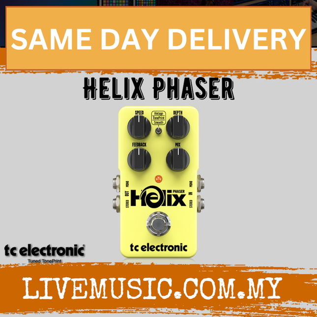 TC Electronic Helix Phaser Guitar Effects Pedal