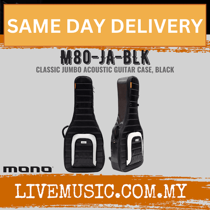 MONO Classic Jumbo Acoustic Guitar Case - Black (M80-JA-BLK)