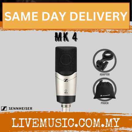 Sennheiser MK 4 Large-diaphragm Condenser Microphone (MK4 / MK-4)