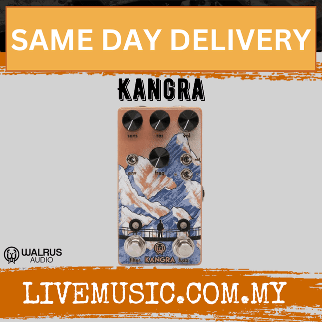 Walrus Audio Kangra Filter Fuzz Guitar Effects Pedal
