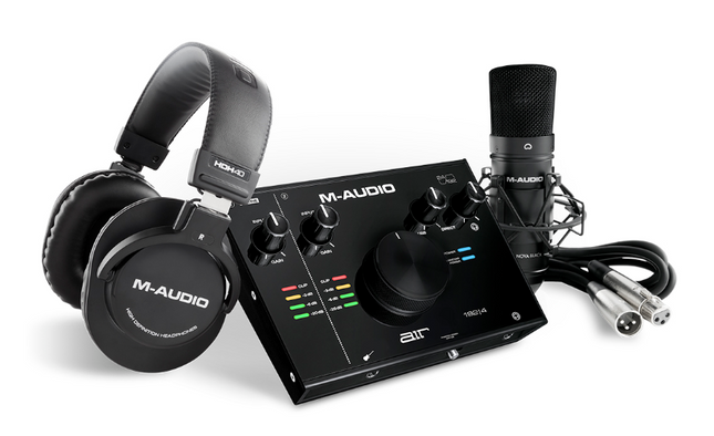 M-Audio Air 192|4 Vocal Studio Pro Desktop 2x2 USB Type-C Audio Interface with Mic and Headphones (Air192-4/Air 192-4)