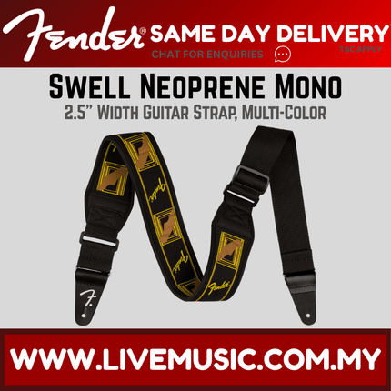 Fender 2.5inch Swell Neoprene Mono Guitar Strap