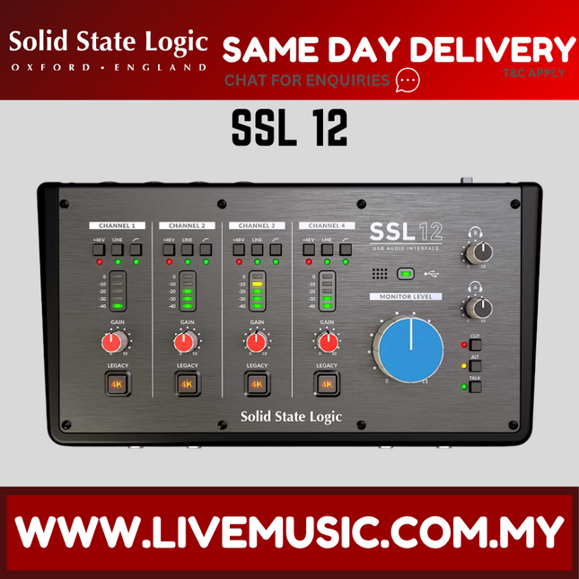 Solid State Logic SSL 12 Audio Interface ( SSL-12 / SSL12 )