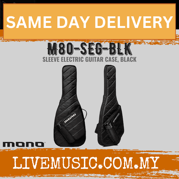 Mono M80-SEG-BLK Sleeve Electric Guitar Case - Black ( M80SEG M80-SEG )