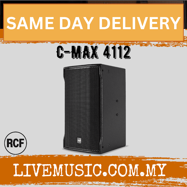 RCF C-max 4112 Full Range High Power Nearfield Speaker ( CMAX4112 / C MAX4112 )
