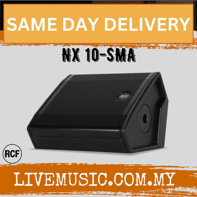 RCF NX 10-SMA Active Coaxial Stage Monitor  ( NX10SMA / NA 10 SMA )
