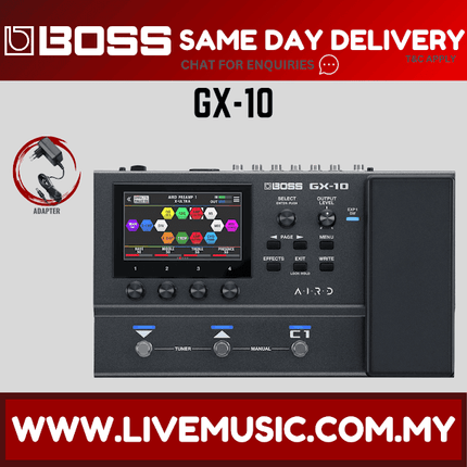BOSS GX-10 Small Multi Guitar Effects Processor w/Hardcase ( GX10 GX 10 )