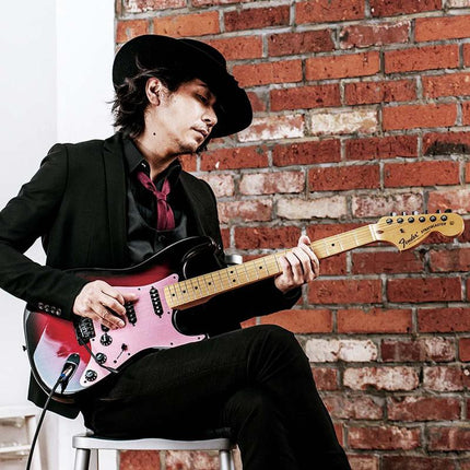 Fender Limited Run Ken Signature SSS Stratocaster Electric Guitar, Maple Fretboard with FREE Gig Bag - Galaxy Red