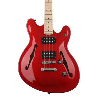 Squier Affinity Series Starcaster Electric Guitar, Maple Fretboard - Candy Apple Red