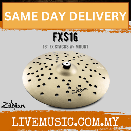 Zildjian 16" FX Stack Cymbal with Cymbolt Mount (FXS16)