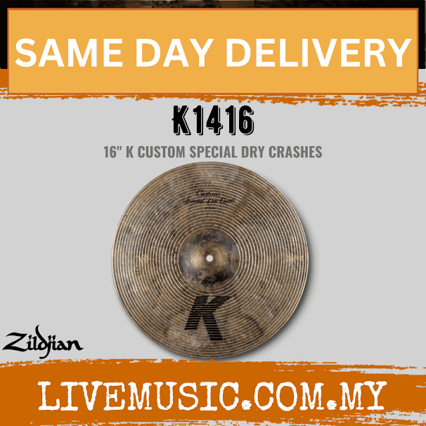 Zildjian 16" K Series Custom Special Dry Crash Cymbal (K1416)