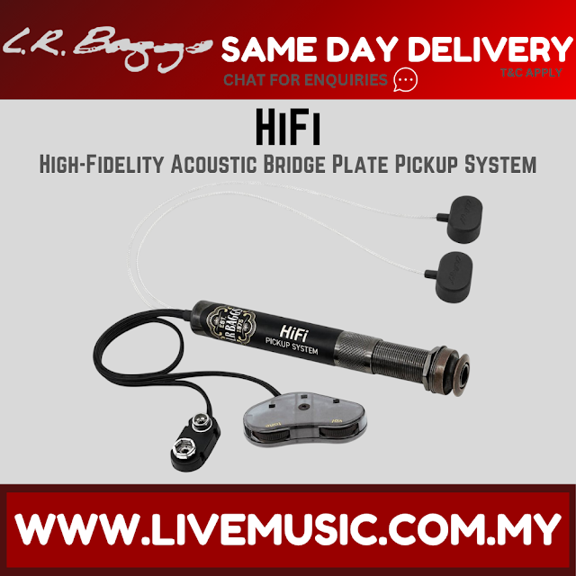 LR Baggs HiFi High-Fidelity Acoustic Bridge Plate Pickup System