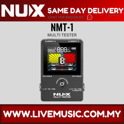 NUX NMT-1 Portable 4 In 1 Compact Multi Tester And Tuner ( NMT1 / NMT 1 )