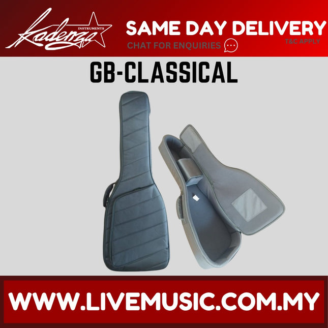 Kadenza GB-Classical 39" Classical Guitar Padding 25mm Gig Bag Case (GBClassical/GB Classical )