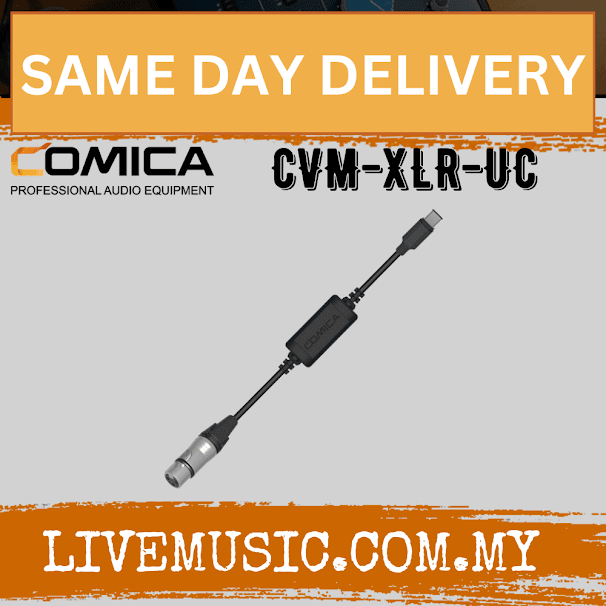 Comica Audio CVM-XLR-UC XLR to USB-C Interface Audio Cable Adapter (CVM XLR UC CVMXLRUC)