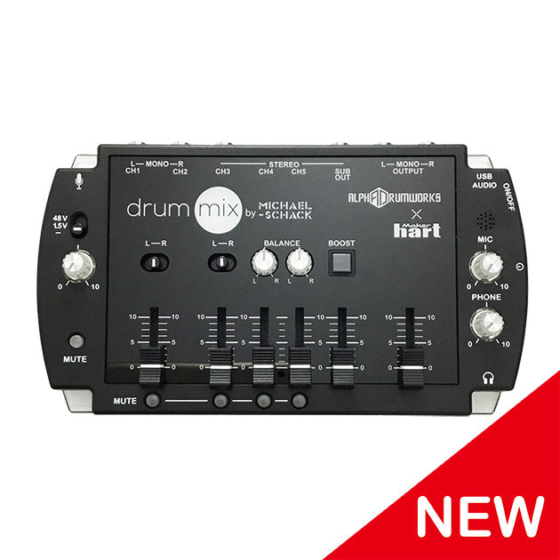 Alpha Drumworks Drum Mix / Personal Mixer with Audio Interface