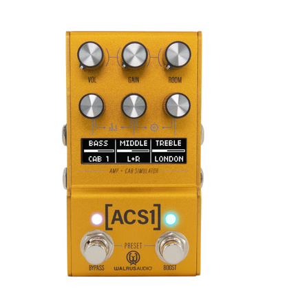 Walrus Audio MAKO Series MKII ACS1 Amp & Cab Simulator Guitar Effects Pedal