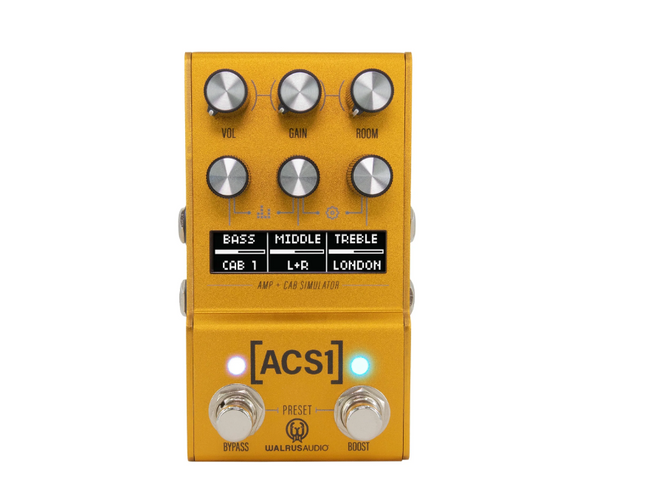 Walrus Audio MAKO Series MKII ACS1 Amp & Cab Simulator Guitar Effects Pedal