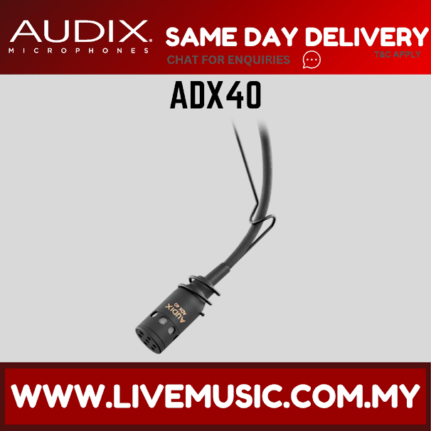 Audix ADX40 Overhead Condenser Microphone (ADX-40 / ADX 40 )