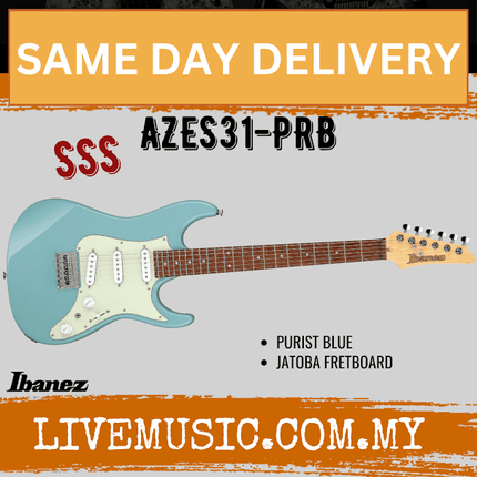 Ibanez AZES31 Essential Electric Guitar Jatoba Fretboard Without Accessories - (  AZES31-PRB  )
