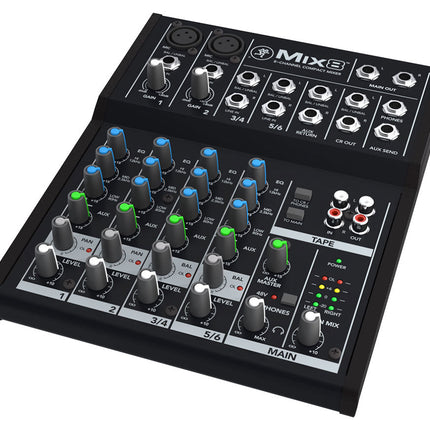Mackie Mix8 8-channel Compact Mixer (MIX 8/MIX-8)