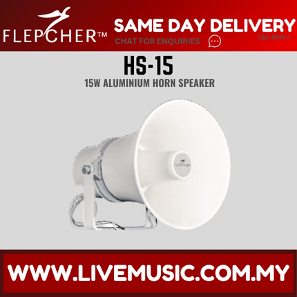 Flepcher HS-15 Aluminium Horn Speaker ( HS15 / HS 15 )
