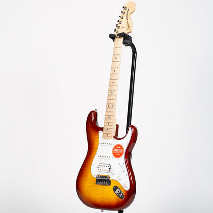 Squier Affinity Series HSS Stratocaster FMT Electric Guitar, Maple Fretboard - Sienna Sunburst