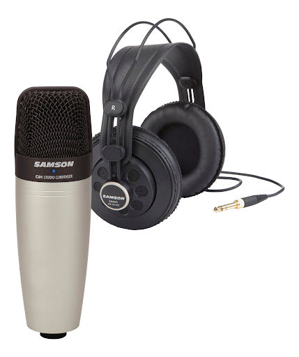 Samson C01/SR850 - Condenser Mic with SR850 Headphones (C-01/SR-850)
