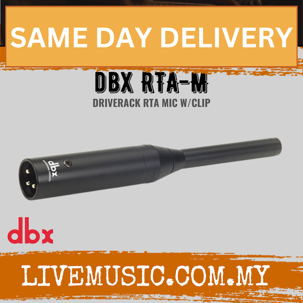 Dbx By Harman RTA-M Reference Microphone ( RTA M / RTAM )