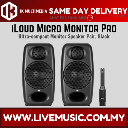 IK Multimedia iLoud Micro Monitor Pro Pair-Black