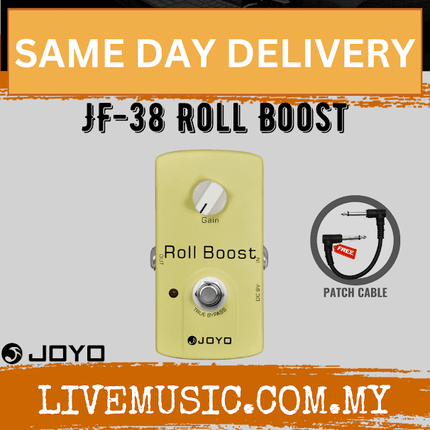 Joyo JF-38 Roll Boost Clean And Clear Sound Guitar Effect Pedal ( JF38 / JF 38 )