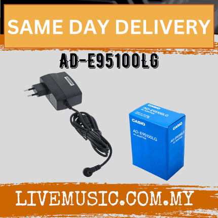 CASIO AD-E95100LG 9.5V Ac Adaptor Power Supply For Casio Keyboard (ADE95100LG)
