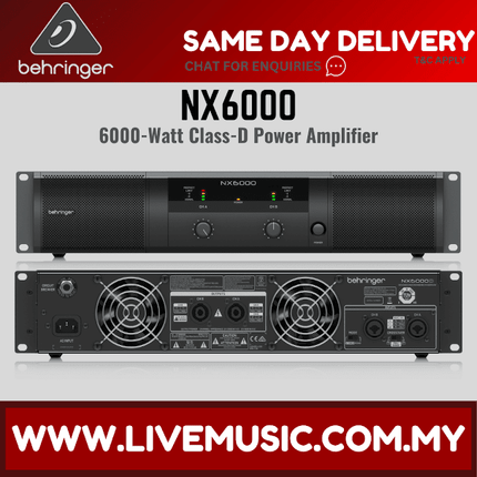 Behringer NX6000 Power Amplifier ( NX-6000 / NX 6000 )