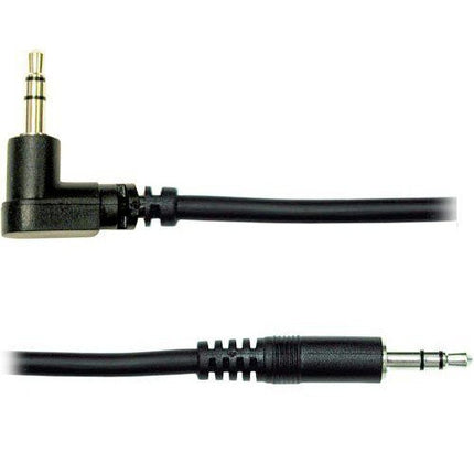 Hosa CMM-105R 3.5mm TRS to - 3.5mm TRS RA Cable, 5ft (CMM105R/CMM 105R)
