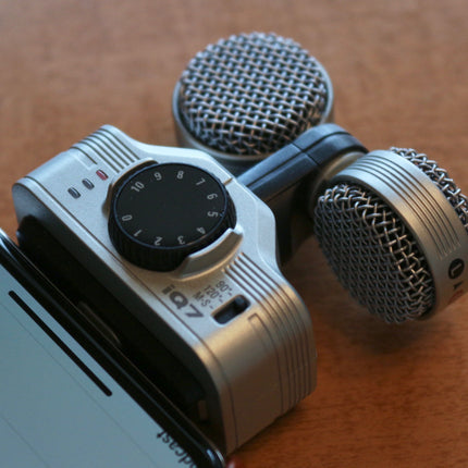 Zoom IQ7 Rotating Mid Side Stereo Capsule Mic Microphone Lightning Connector For IOS (IQ 7/IQ-7)