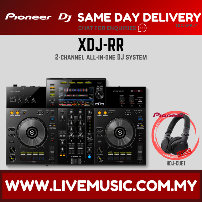 Pioneer DJ XDJ-RR Digital rekordbox DJ System With Monitor Speaker And Case (XDJ RR/XDJRR)
