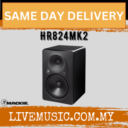 Mackie HR824mk2 8.75" Powered Studio Monitor Speaker Mark 2 (HR-824/HR 824)