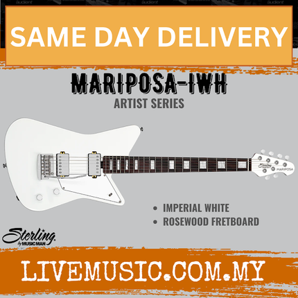 Sterling MARIPOSA Signature Electric Guitar - Imperial White ( MARIPOSA )