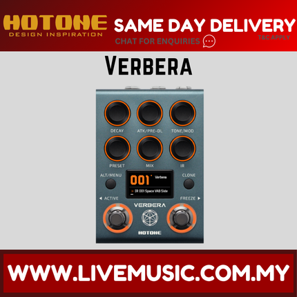 Hotone Verbera Convolution Reverb Pedal