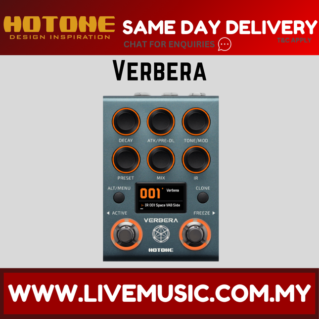 Hotone Verbera Convolution Reverb Pedal