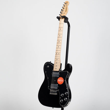 Squier Affinity Series Telecaster Deluxe HH Electric Guitar, Maple Fretboard - Black