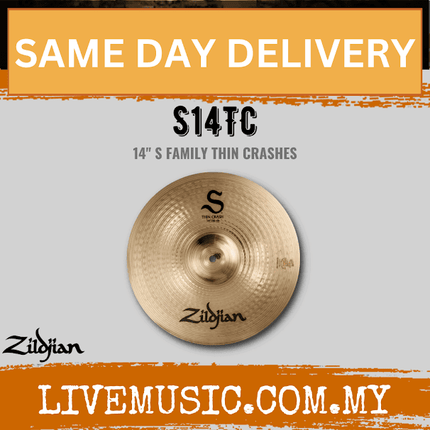 Zildjian S14TC 14” S Thin Crash Cymbal (S14TC)