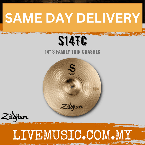 Zildjian S14TC 14” S Thin Crash Cymbal (S14TC)