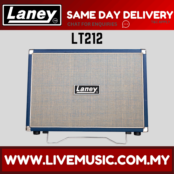 Laney LT212 Lionheart Series 60-Watt 2X12 Inch Premium Guitar Speaker Cabinet ( LT 212 LT-212 )